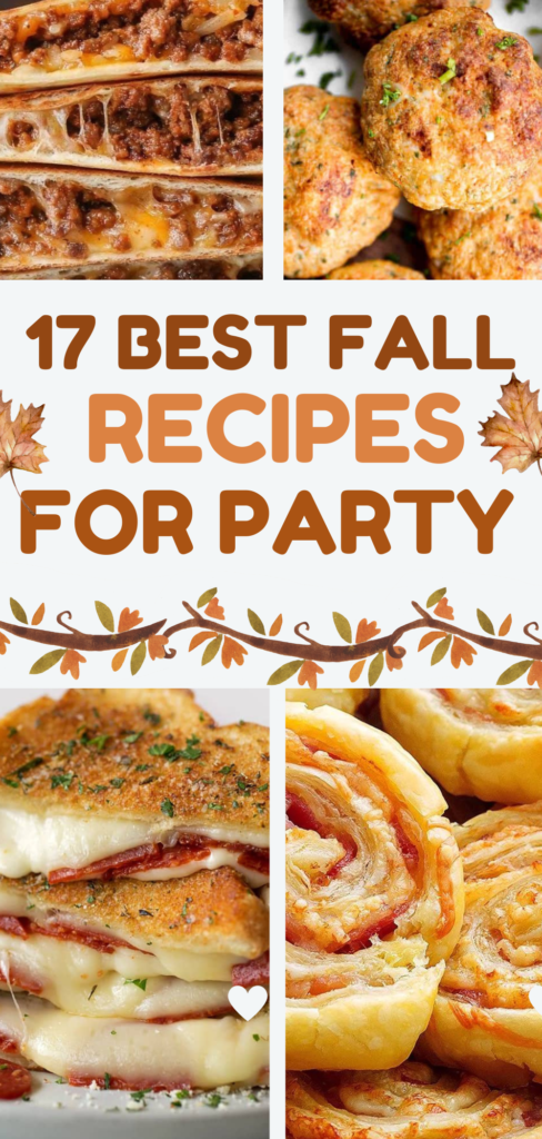 FALL RECIPES FOR PARTY