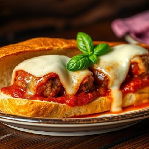 Oven-Baked Meatball Sandwiches